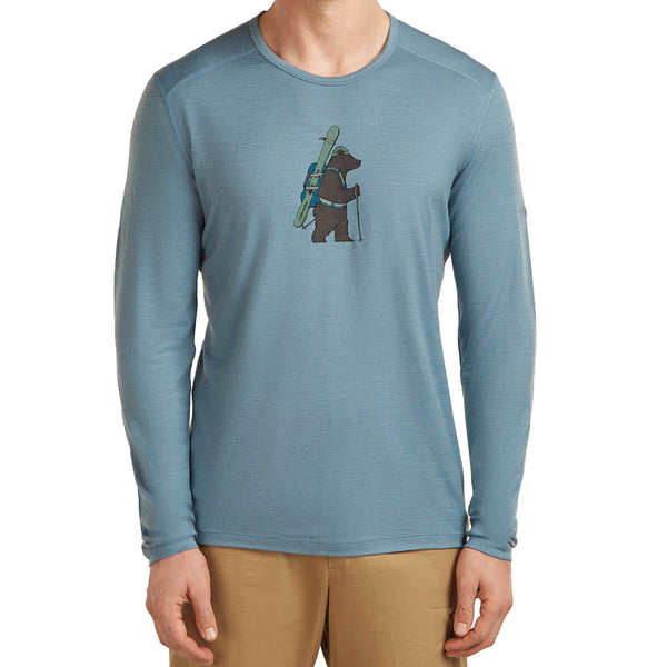 Merino 200 Oasis Bear Tour Men's LS Crewe