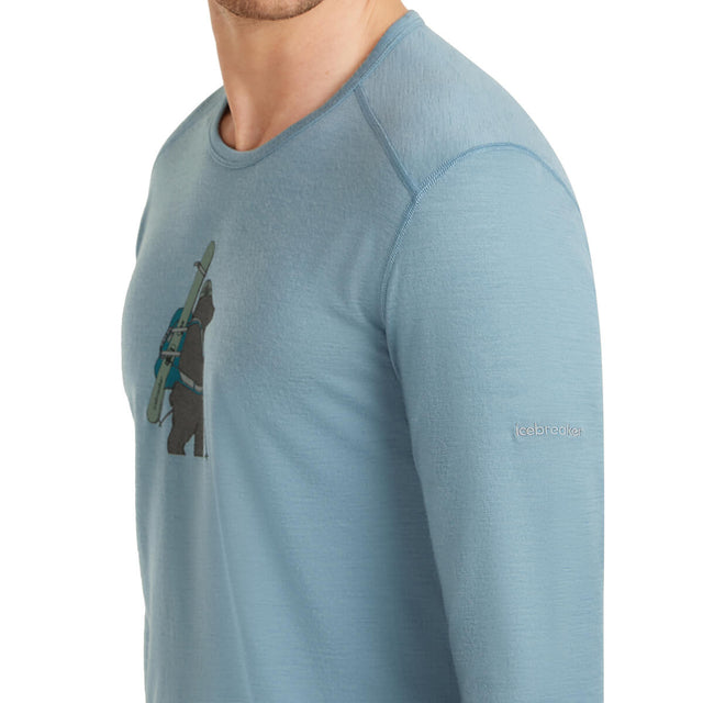 Merino 200 Oasis Bear Tour Men's LS Crewe