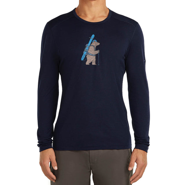 Merino 200 Oasis Bear Tour Men's LS Crewe