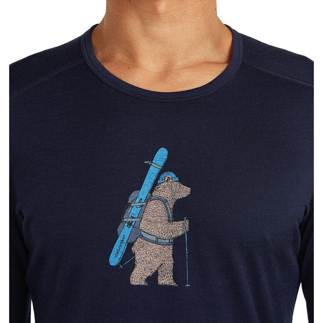 Merino 200 Oasis Bear Tour Men's LS Crewe
