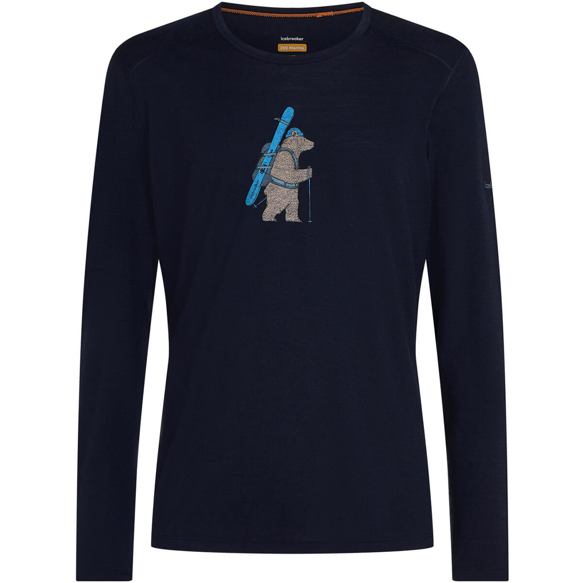 Merino 200 Oasis Bear Tour Men's LS Crewe