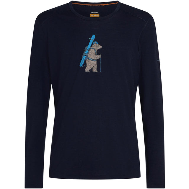 Merino 200 Oasis Bear Tour Men's LS Crewe