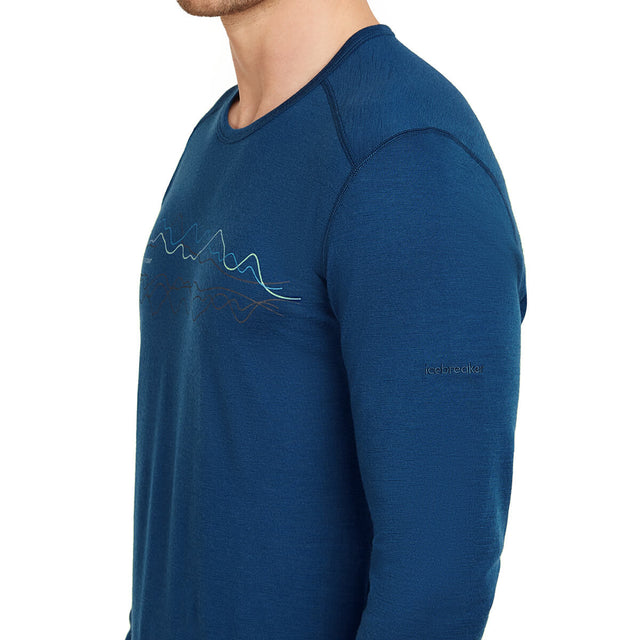 Merino 200 Oasis Icebreaker Men's LS Crewe