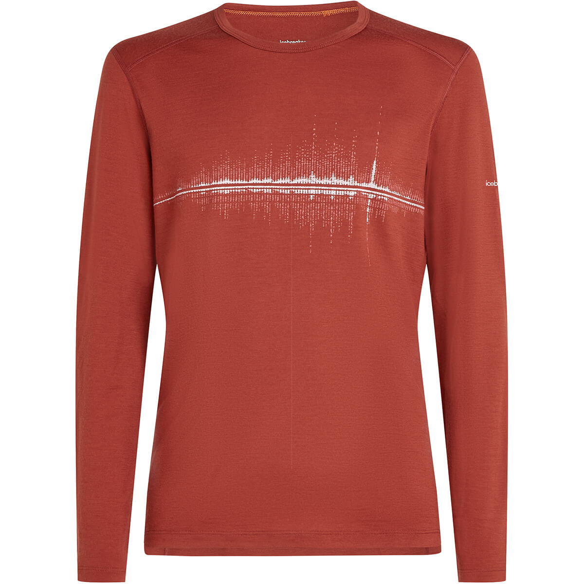 Merino 200 Oasis Snow Wave Men's LS Crewe
