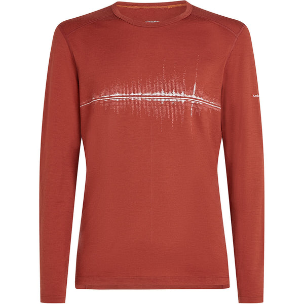 Merino 200 Oasis Snow Wave Men's LS Crewe