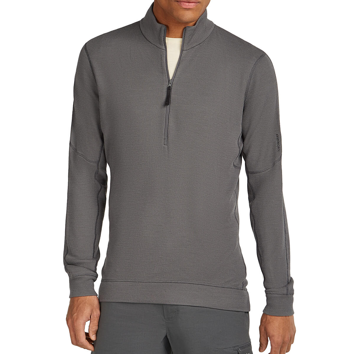 Merino Blend 260 Waffle Knit Wander Men's LS Half Zip