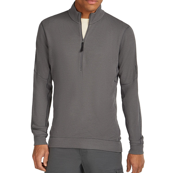 Merino Blend 260 Waffle Knit Wander Men's LS Half Zip