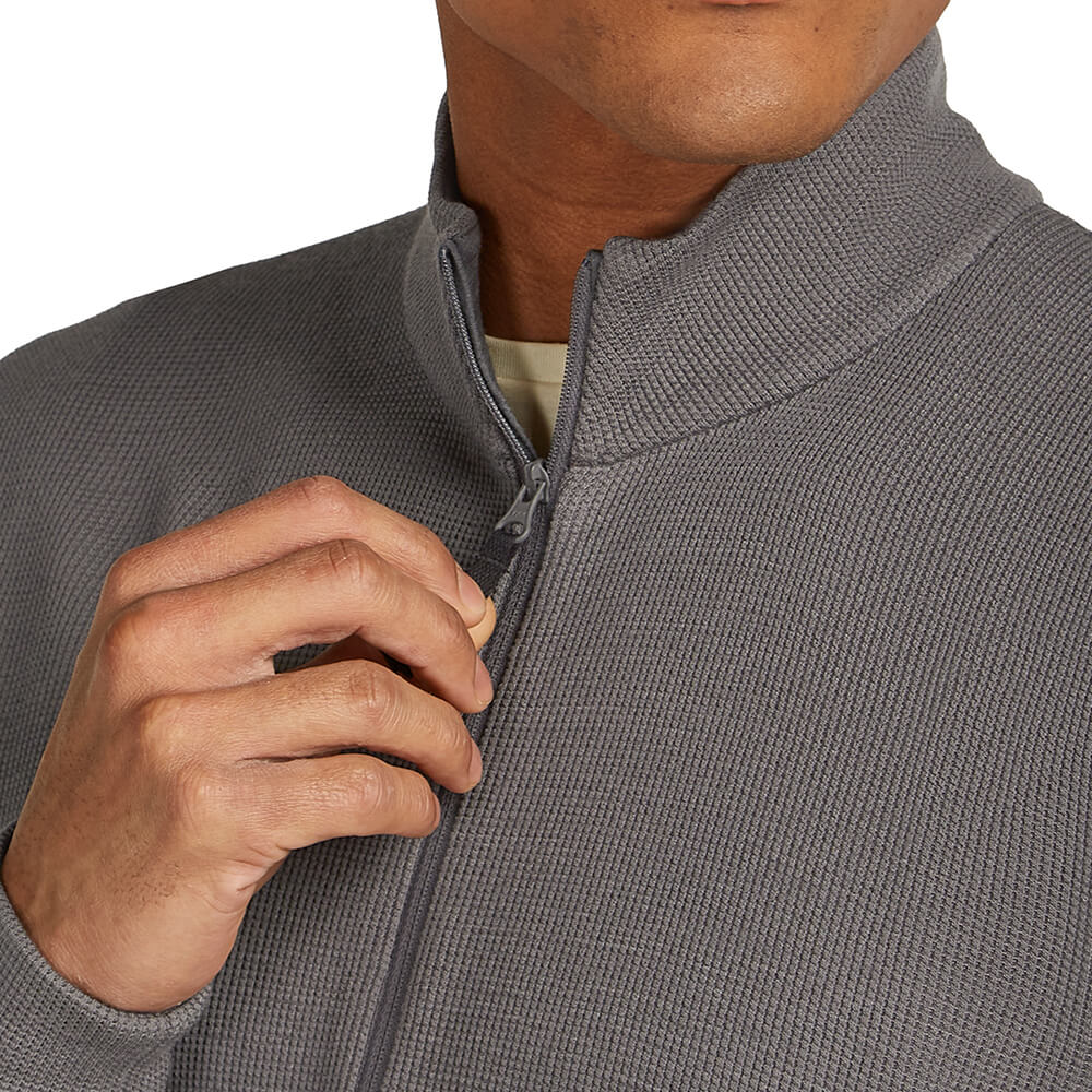Merino Blend 260 Waffle Knit Wander Men's LS Half Zip
