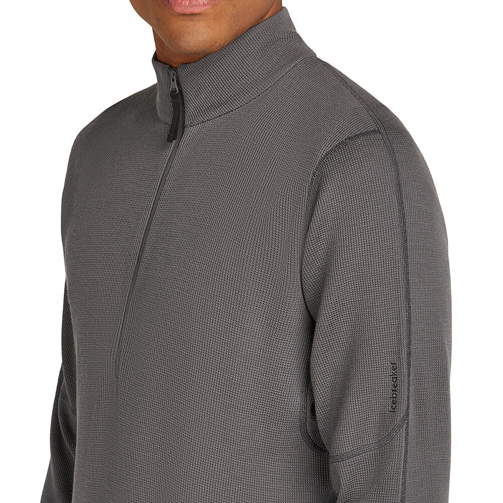 Merino Blend 260 Waffle Knit Wander Men's LS Half Zip
