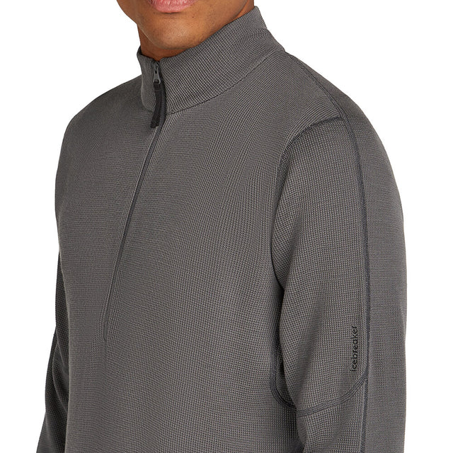 Merino Blend 260 Waffle Knit Wander Men's LS Half Zip