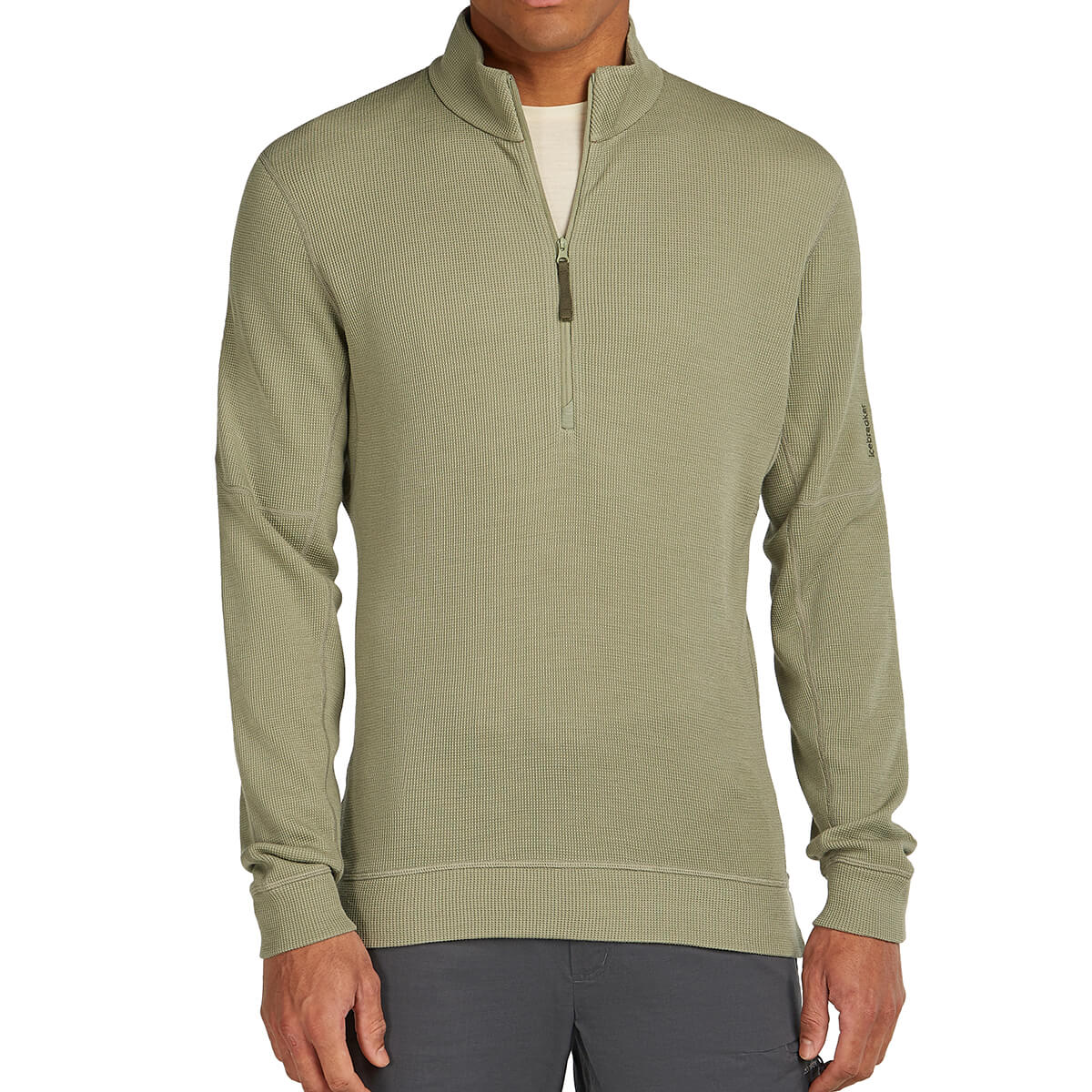 Merino Blend 260 Waffle Knit Wander Men's LS Half Zip