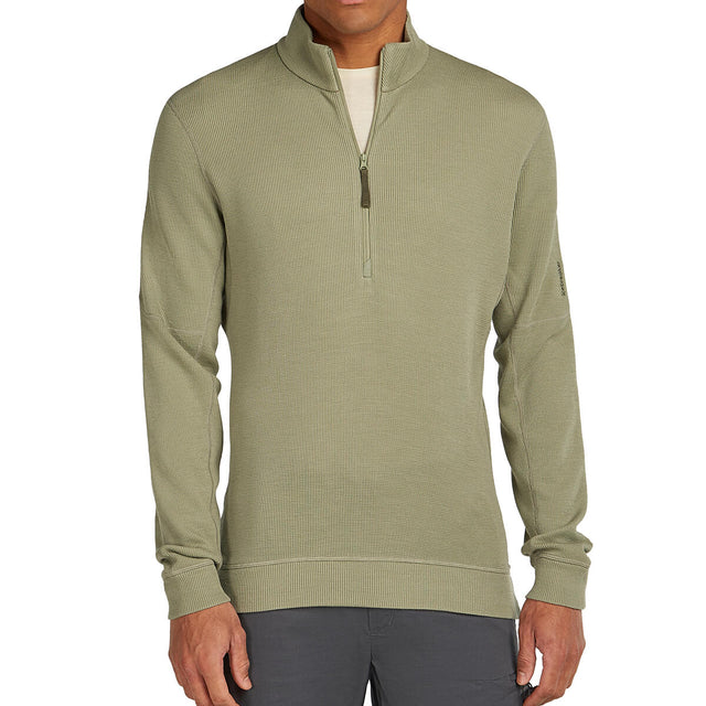 Merino Blend 260 Waffle Knit Wander Men's LS Half Zip