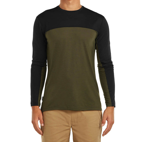 Merino Blend 125 Cool-Lite Sphere Colour Block Men's LS Tee