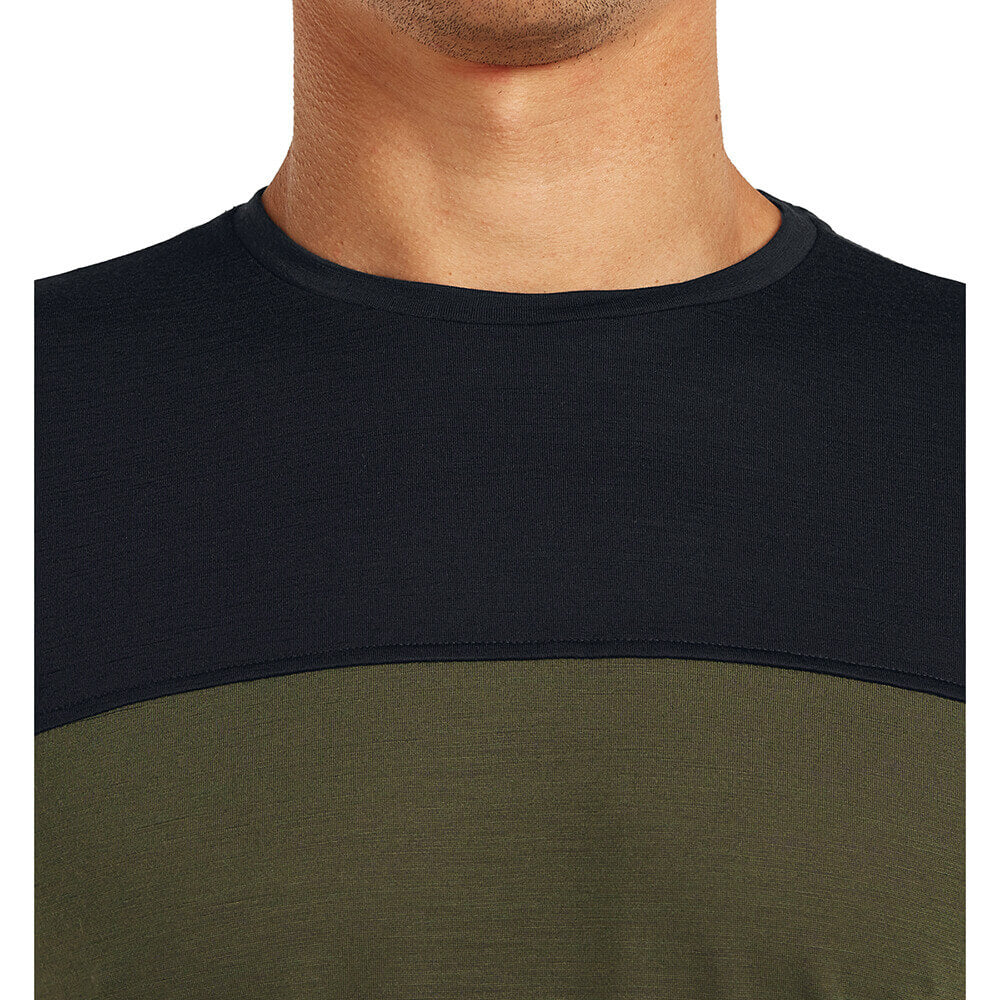 Merino Blend 125 Cool-Lite Sphere Colour Block Men's LS Tee