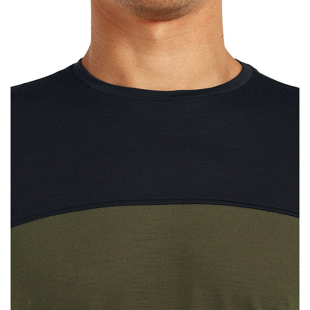 Merino Blend 125 Cool-Lite Sphere Colour Block Men's LS Tee