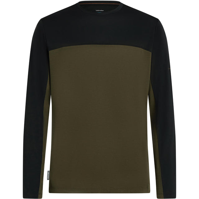 Merino Blend 125 Cool-Lite Sphere Colour Block Men's LS Tee