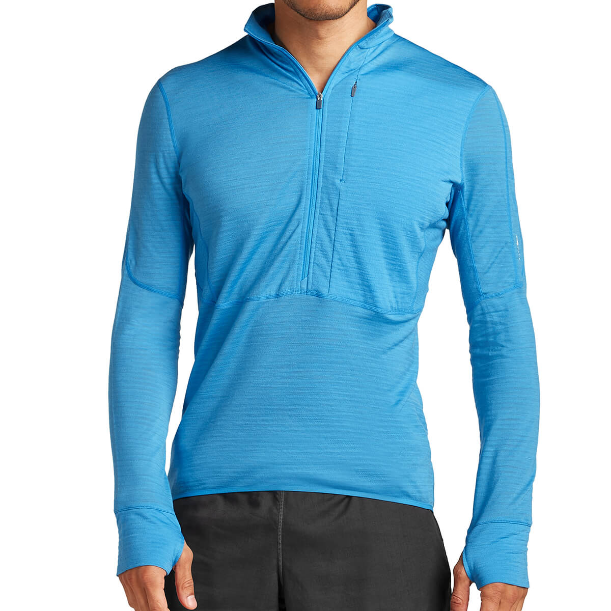 Merino Blend 200 RealFleece Descender Men's LS Half Zip