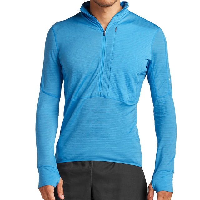 Merino Blend 200 RealFleece Descender Men's LS Half Zip