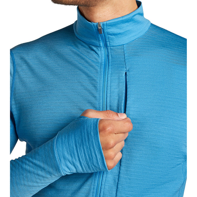Merino Blend 200 RealFleece Descender Men's LS Half Zip
