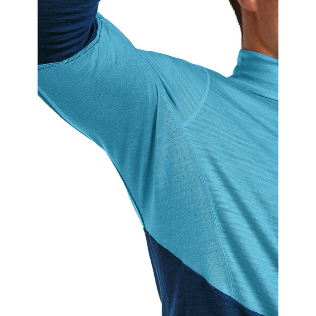 Merino Blend 200 RealFleece Descender Men's LS Half Zip
