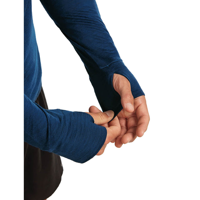 Merino Blend 200 RealFleece Descender Men's LS Half Zip