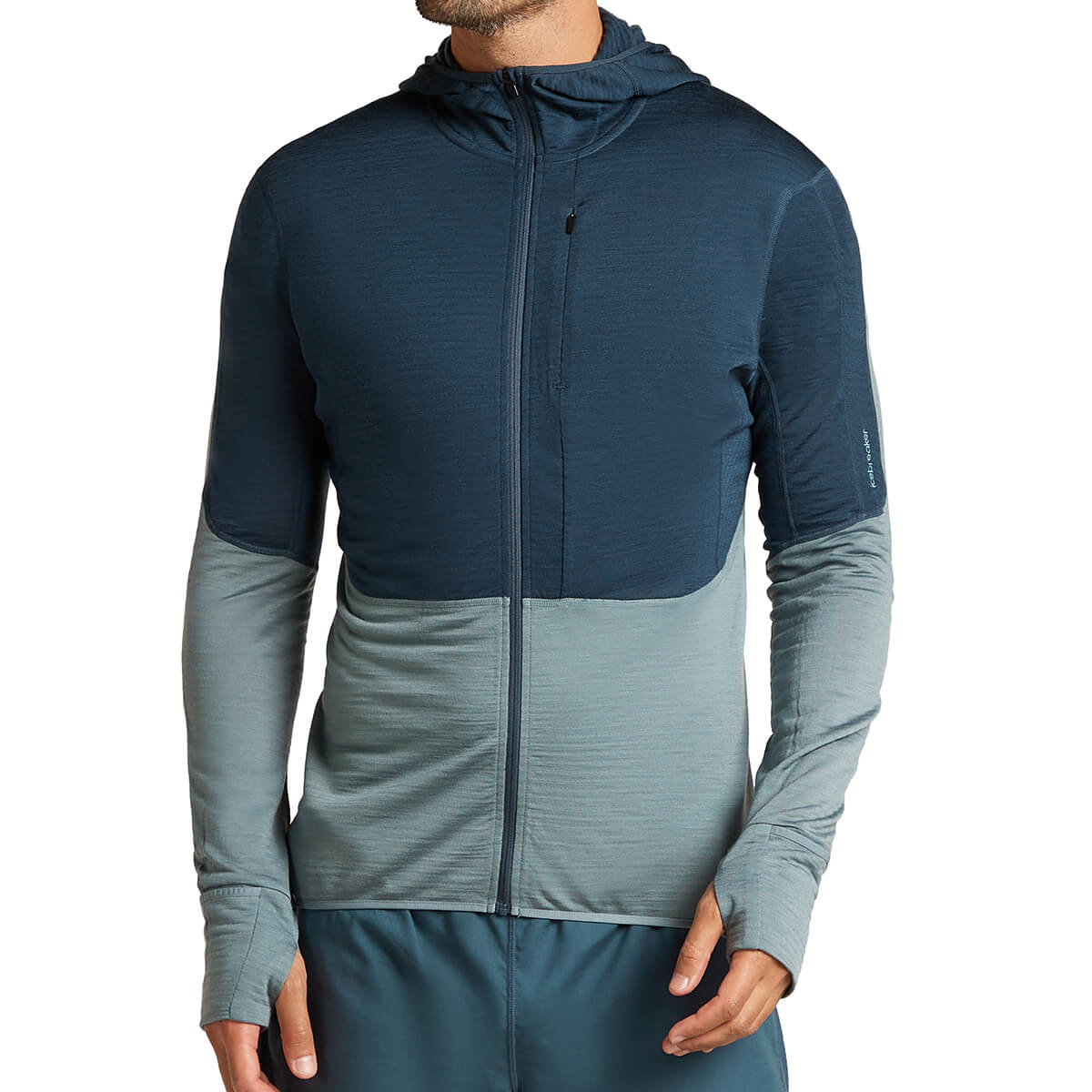 Merino Blend 200 RealFleece Descender Men's LS Zip Hoodie