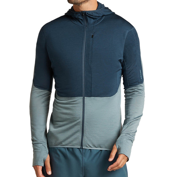 Merino Blend 200 RealFleece Descender Men's LS Zip Hoodie