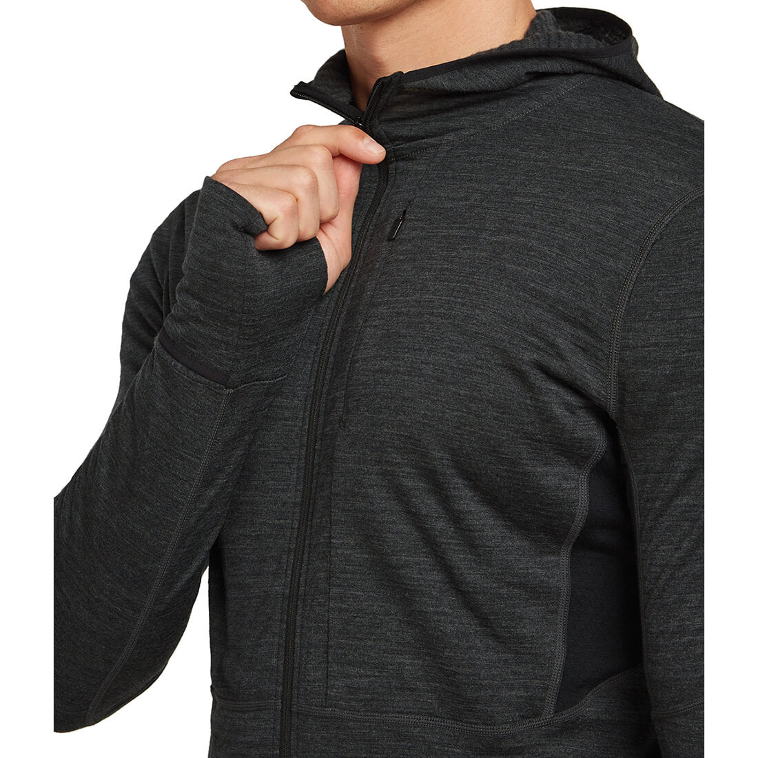 Merino Blend 200 RealFleece Descender Men's LS Zip Hoodie