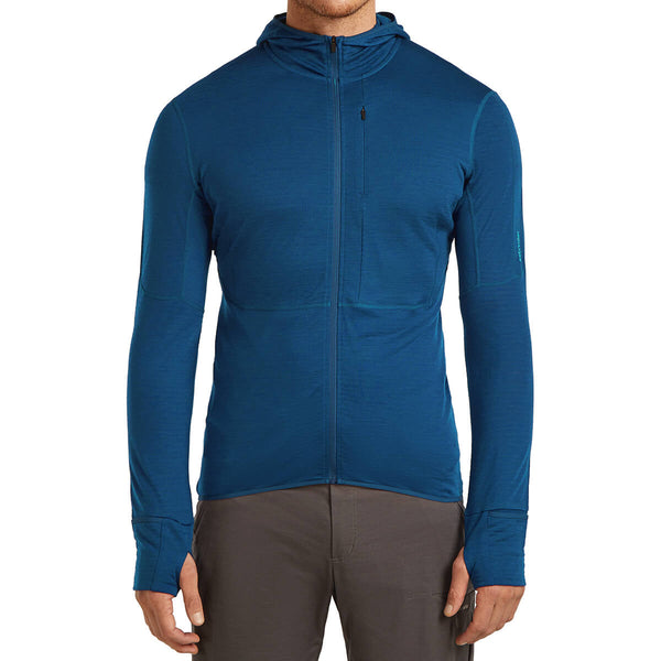 Merino Blend 200 RealFleece Descender Men's LS Zip Hoodie