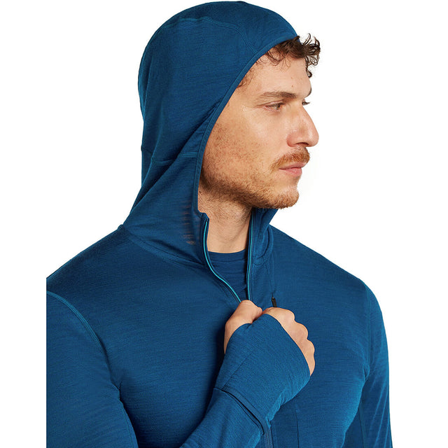 Merino Blend 200 RealFleece Descender Men's LS Zip Hoodie