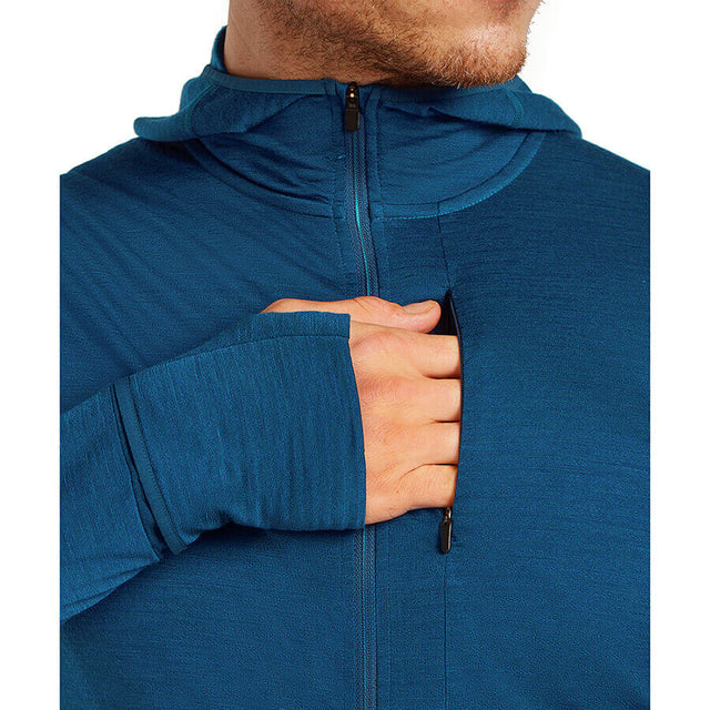 Merino Blend 200 RealFleece Descender Men's LS Zip Hoodie