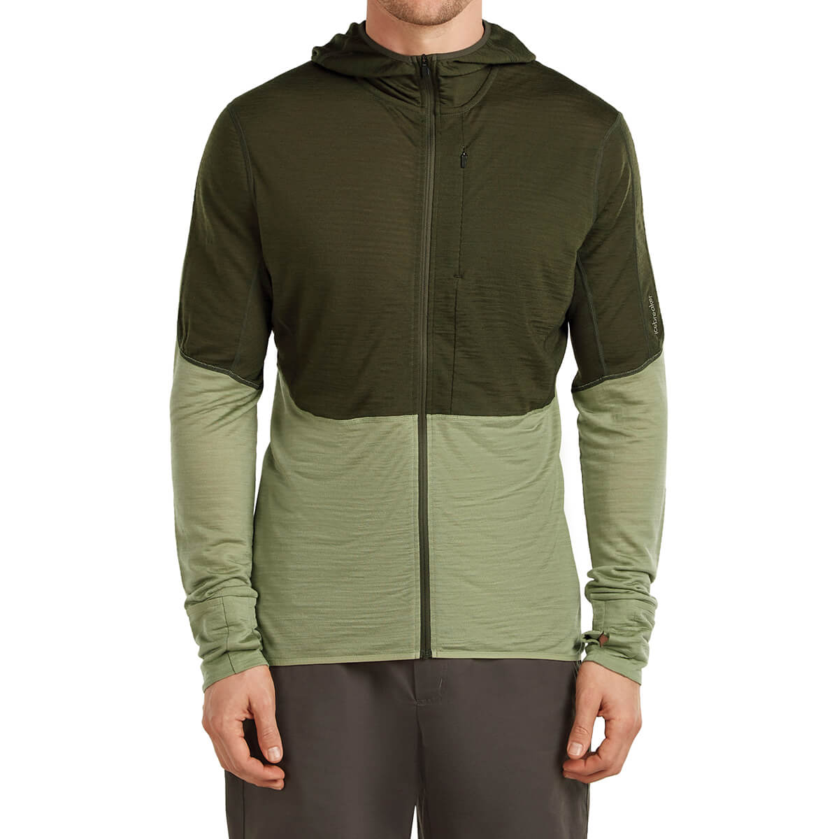 Merino Blend 200 RealFleece Descender Men's LS Zip Hoodie