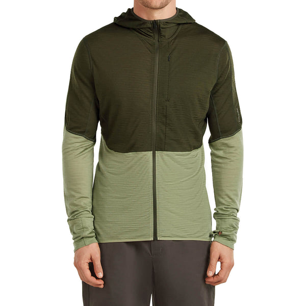 Merino Blend 200 RealFleece Descender Men's LS Zip Hoodie