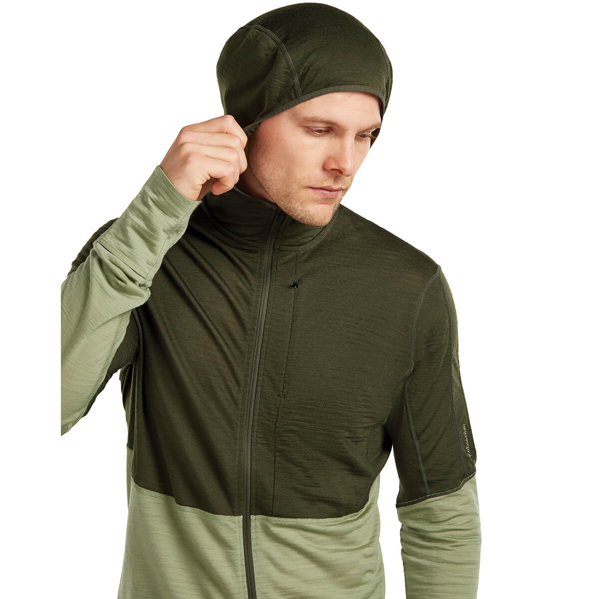 Merino Blend 200 RealFleece Descender Men's LS Zip Hoodie