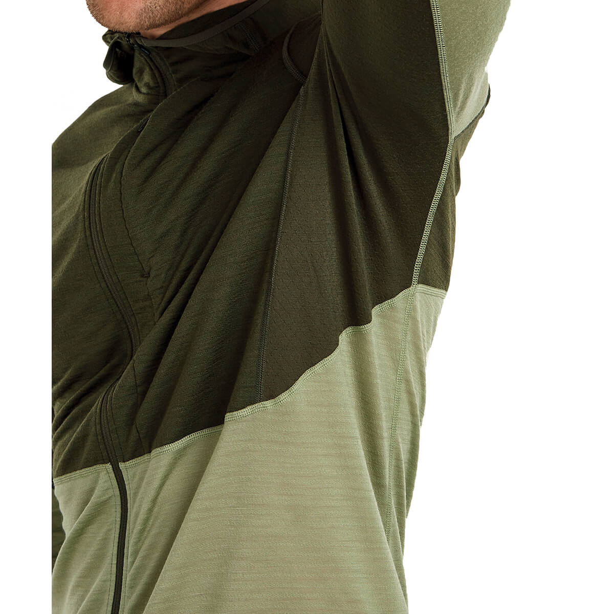 Merino Blend 200 RealFleece Descender Men's LS Zip Hoodie