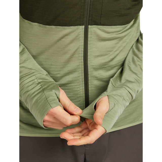Merino Blend 200 RealFleece Descender Men's LS Zip Hoodie