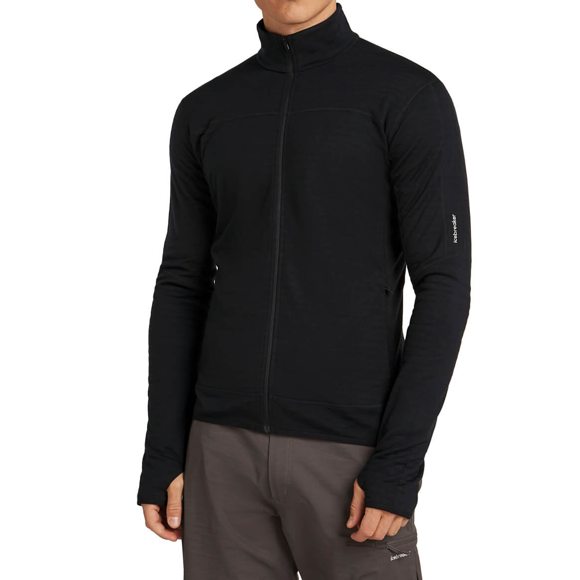 Merino Blend 300 RealFleece Descender Men's LS Zip