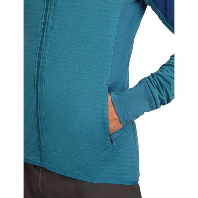 Merino Blend 300 RealFleece Descender Men's LS Zip Hoodie