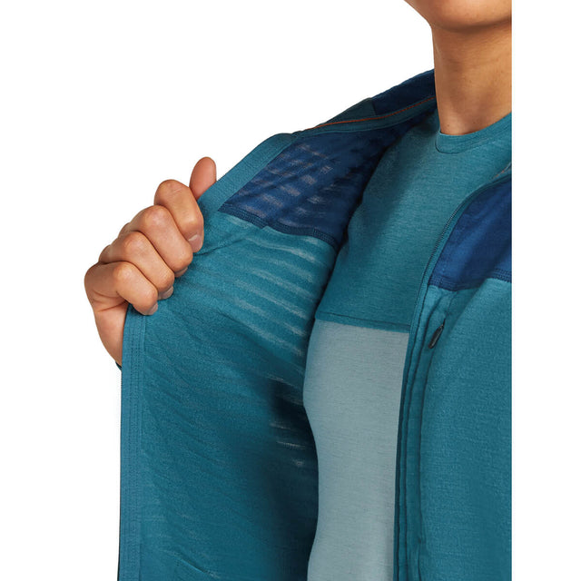 Merino Blend 300 RealFleece Descender Men's LS Zip Hoodie