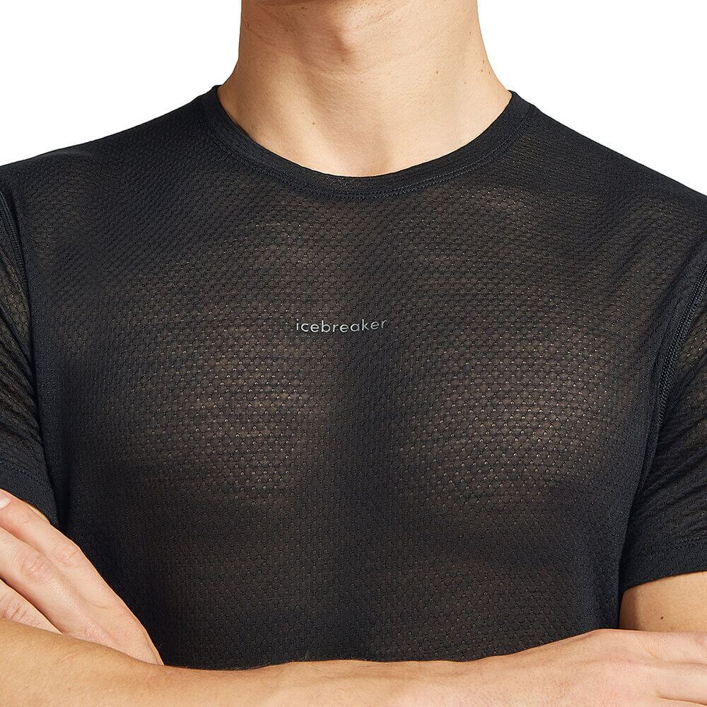 Merino Blend 75 Cool-Lite Featherlight Men's SS Crewe