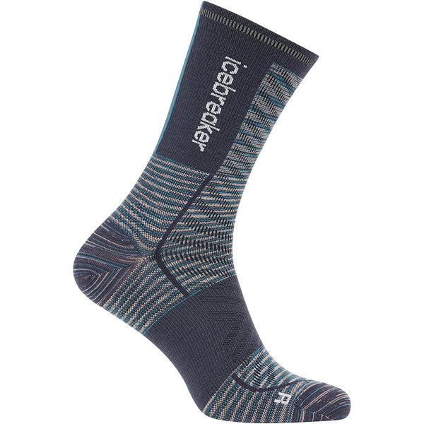 Merino Blend Run+ Ultralight Cushion Fusion Dye Men's Crew Socks