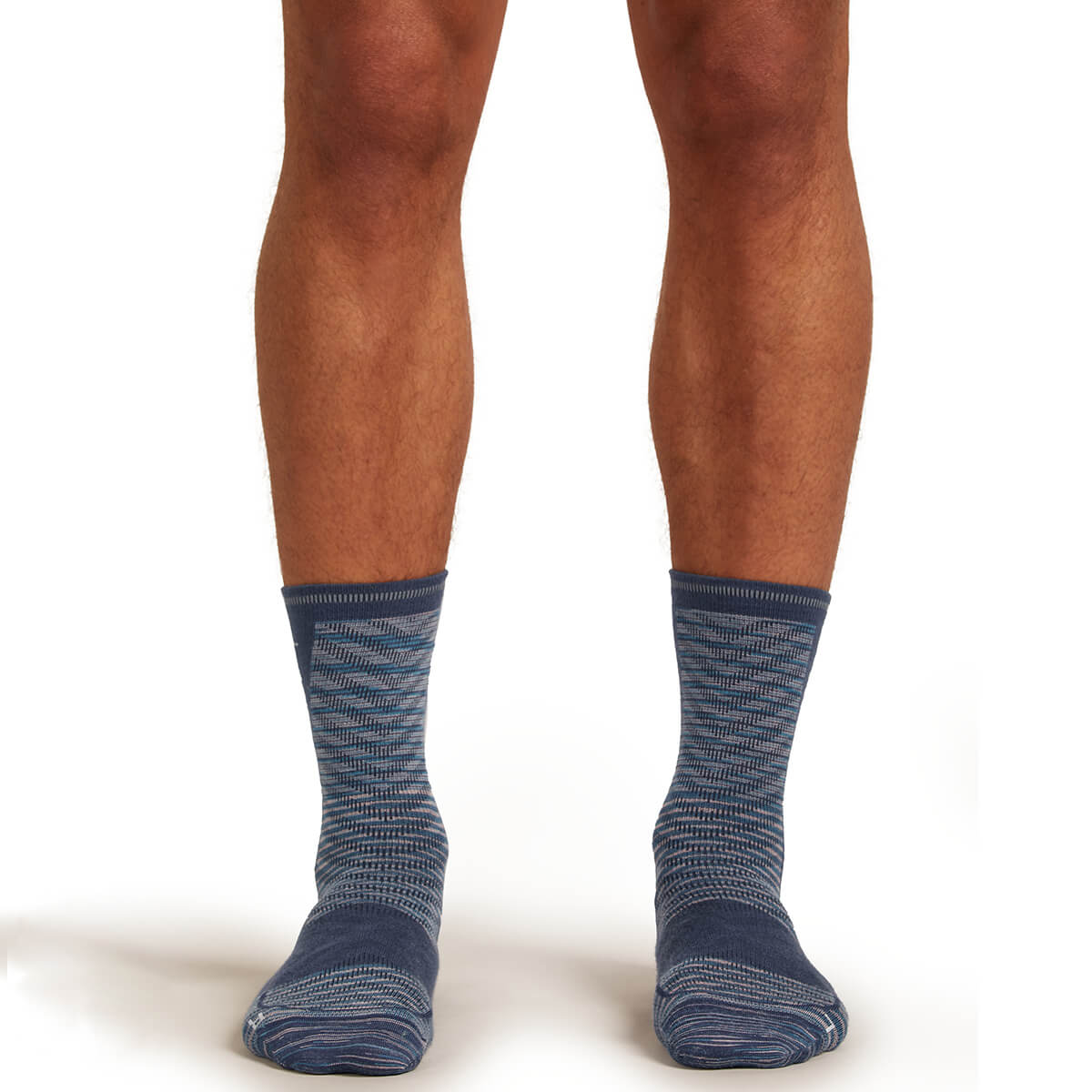 Merino Blend Run+ Ultralight Cushion Fusion Dye Men's Crew Socks