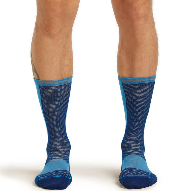 Merino Blend Run+ Ultralight Cushion Men's Crew Socks