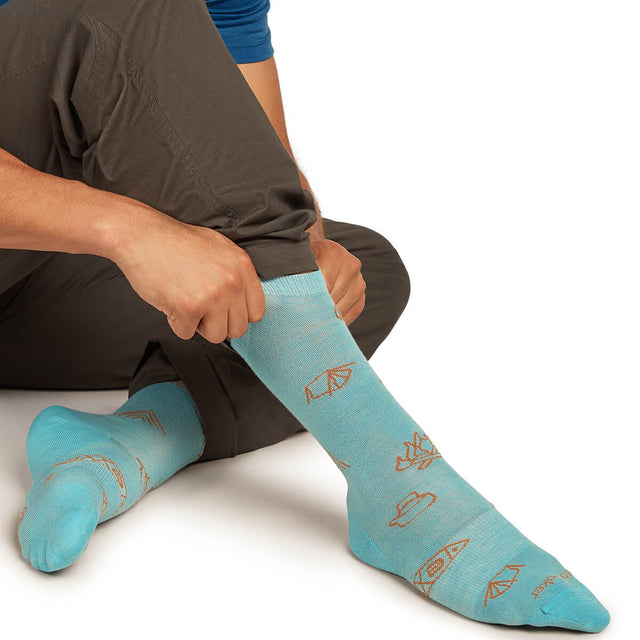 Merino Lifestyle Ultralight Cushion Camp Essentials Men's Crew Sock