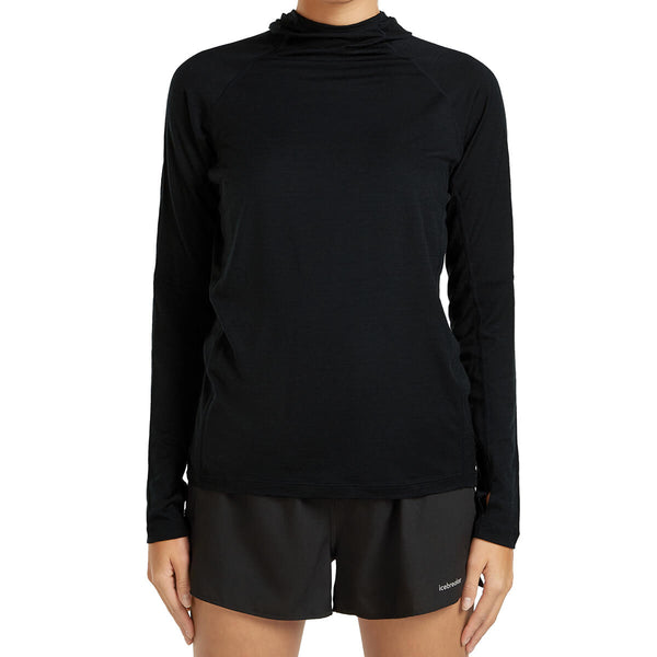 150 MerinoFine Ace Women's LS Hoodie UPF