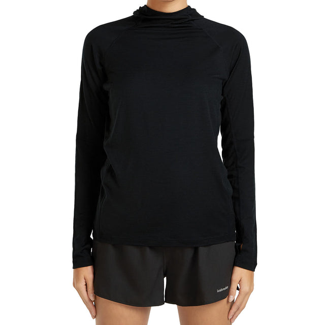 150 MerinoFine Ace Women's LS Hoodie UPF