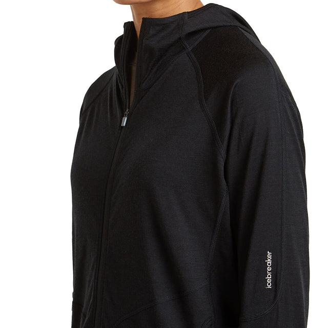 150 MerinoFine Ace Women's LS Zip Hoodie UPF