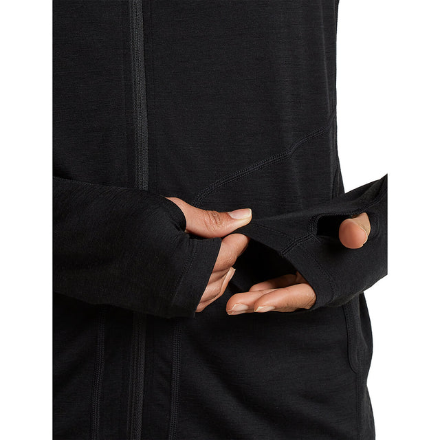 150 MerinoFine Ace Women's LS Zip Hoodie UPF