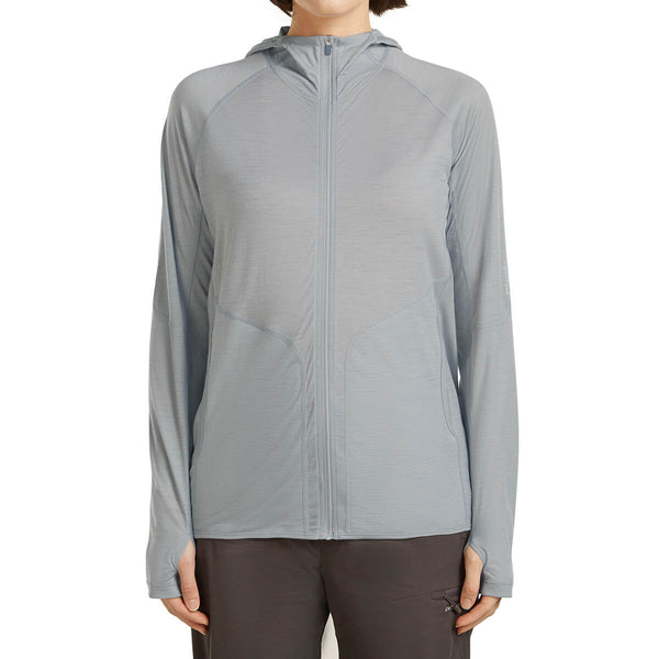 150 MerinoFine Ace Women's LS Zip Hoodie