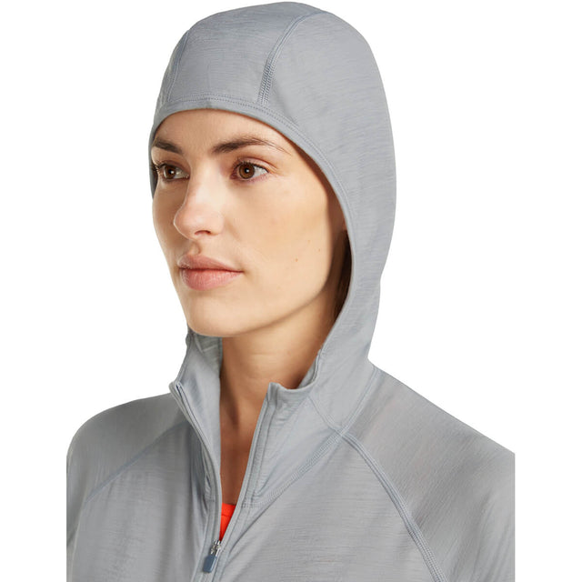 150 MerinoFine Ace Women's LS Zip Hoodie